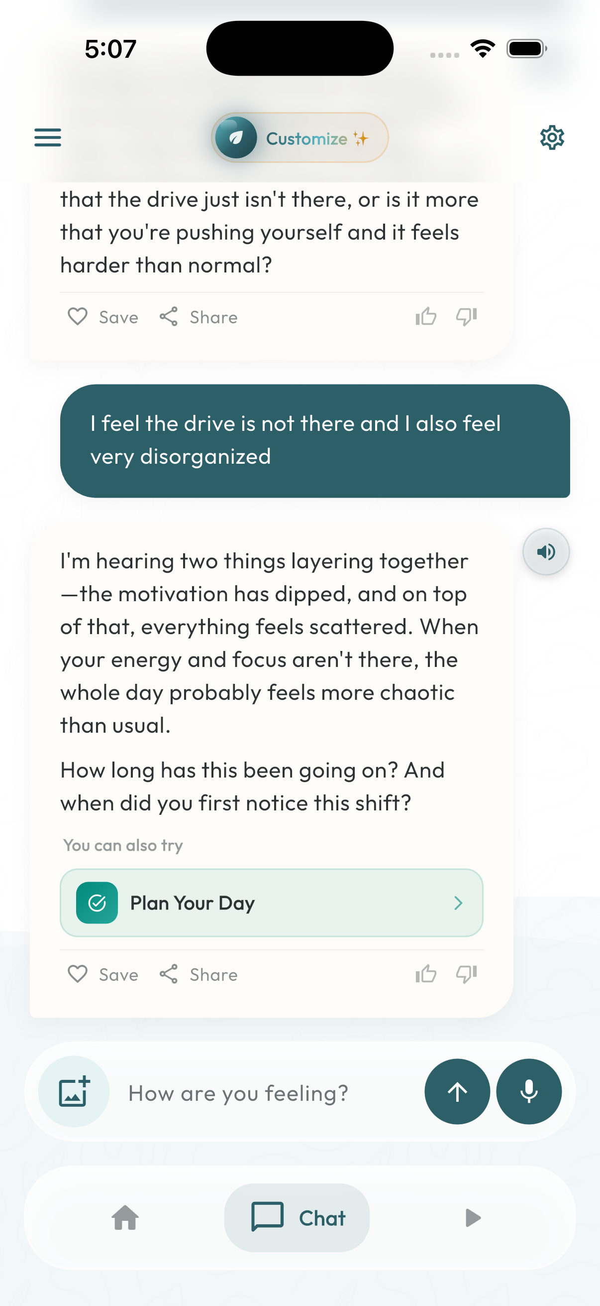 MindWellia Chat